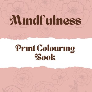 Mindfulness Print Malbuch für alle Altersgruppen