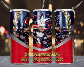 Columbus Blue Jackets Hockey Ohio NHL Sublimation Tumbler stainless steel insulated