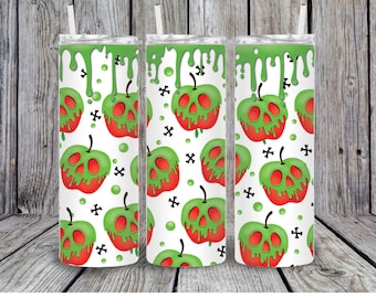 Poison Apple Halloween Spooky Fun Fall Stainless Sublimation Tumbler insulated
