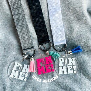 Cheer Pin Me Ribbon - Pin Me Strap - Cheer Team Gifts - Cheer Pins - Pin Me Bow - Cheerleader Backpack Swag - Cheer Gifts