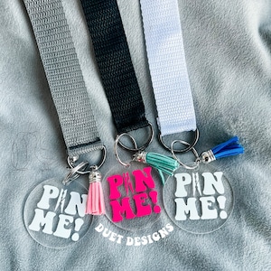 Cheer Pin Me Ribbon - Pin Me Strap - Cheer Team Gifts - Cheer Pins - Pin Me Bow - Cheerleader Backpack Swag - Cheer Gifts