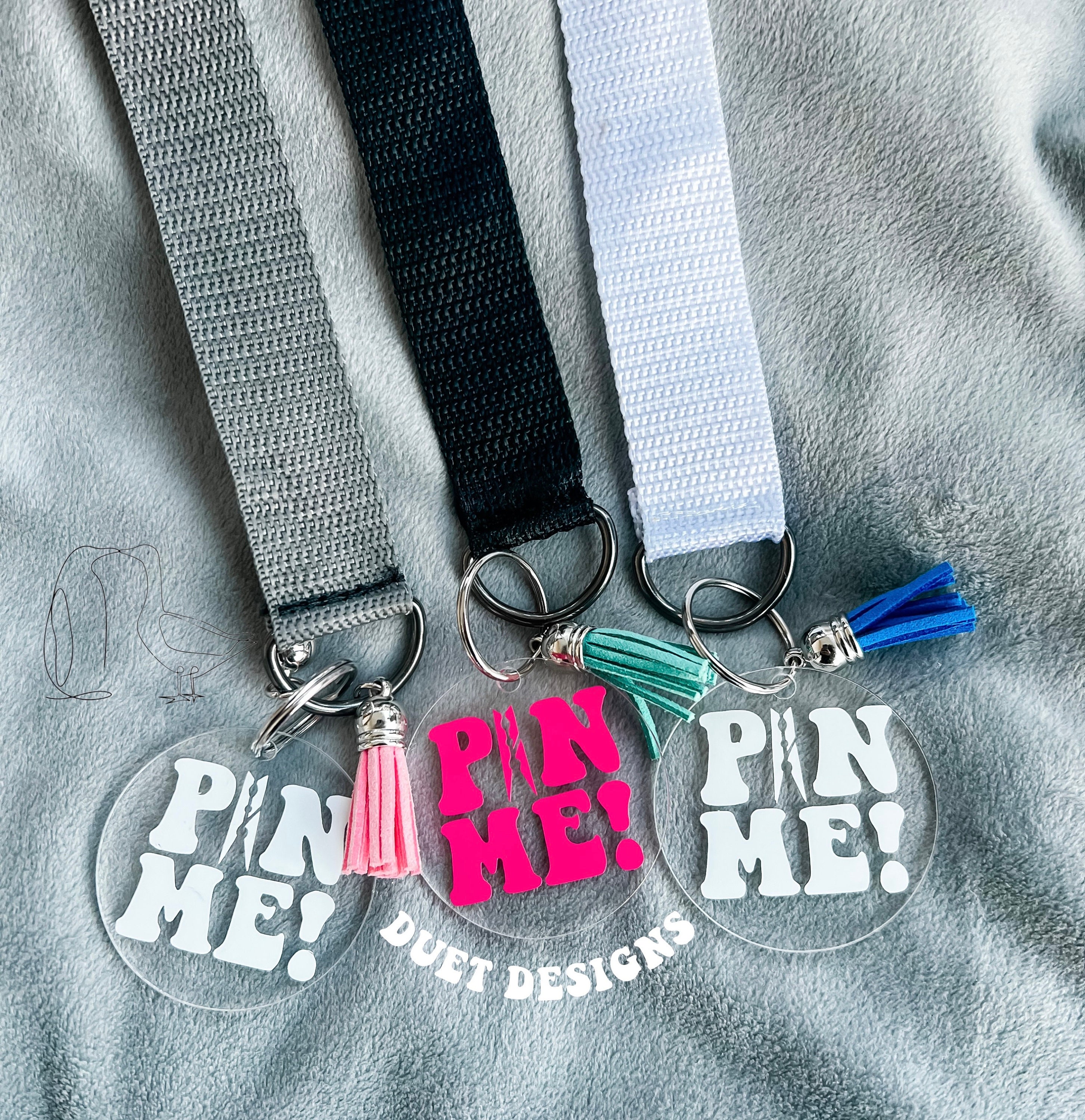 Pin Me Ribbon Cheer Pin Me Ribbon Pin Me Ribbon Clip Holder Cheer Team Gift  cheer Coach Gift Cheerleading Favors 