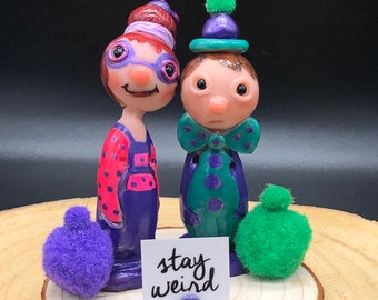 Molinos polymer clay figures