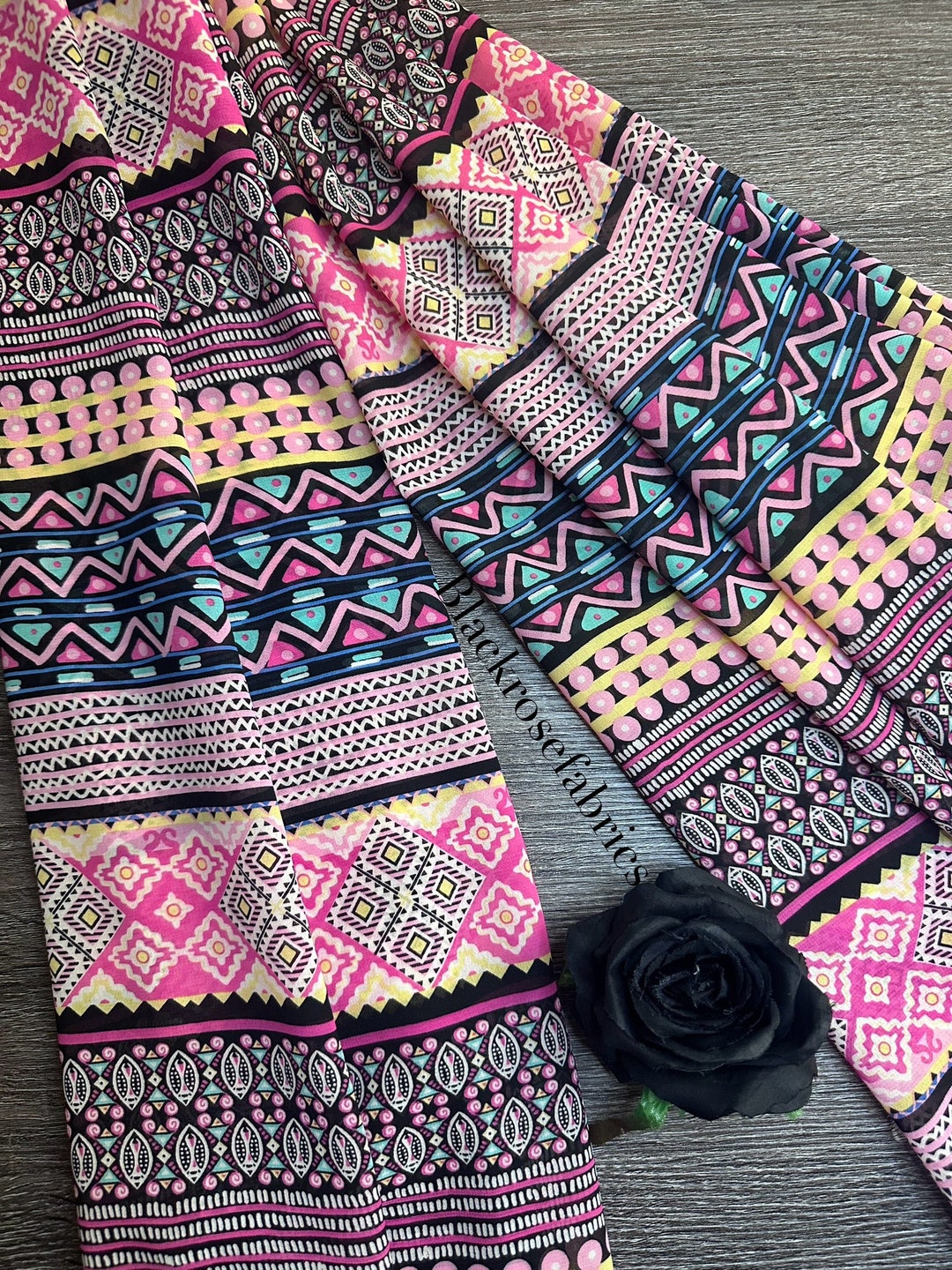 Multi Pink Pattern Woven: Pink Multi Pattern - Etsy