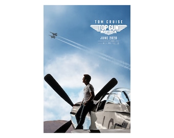 Top Gun Maverick Poster 48x32/" 40x27/" 36x24 2020 Tom Cruise Print Silk