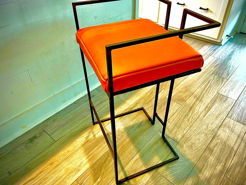 Leather Bar Stools Etsy