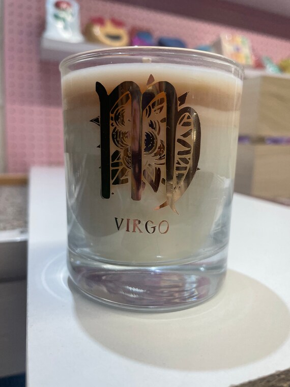 Virgo Star Sign SCENTED CANDLE Zodiac Horoscope Astrology Gift 