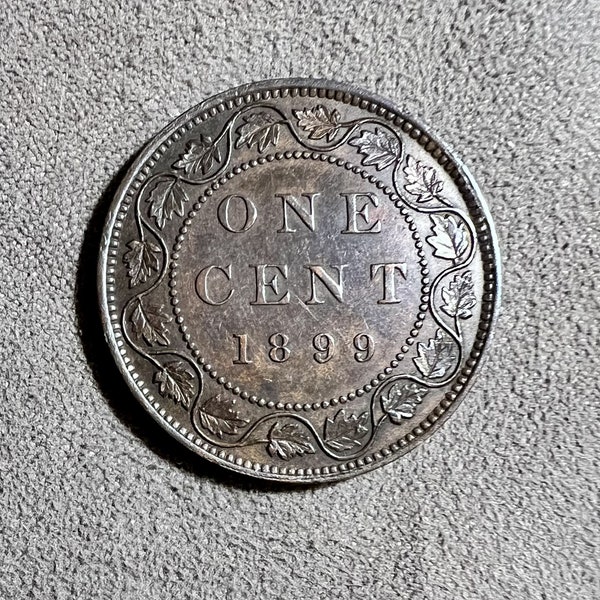 1899 Canada LARGE One Cent Victoria BRONZE