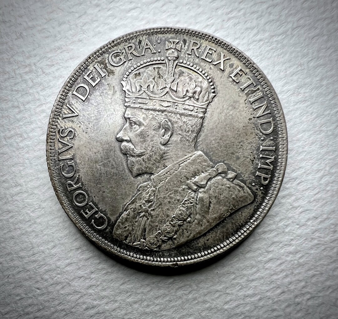 1936 Canada Silver Dollar King V Voyager Dollar Unc Etsy