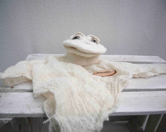 Handpuppe Jammerlappen weiß