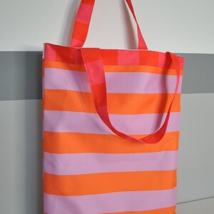 Shopper Wendetasche Outdoorstoff pink