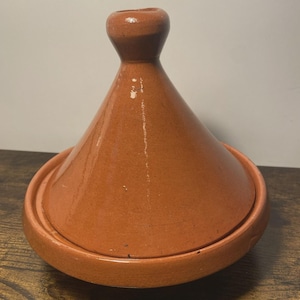 Moroccan Cooking Tagine Terracotta Mediterranean ACTU Morocco 8 inches