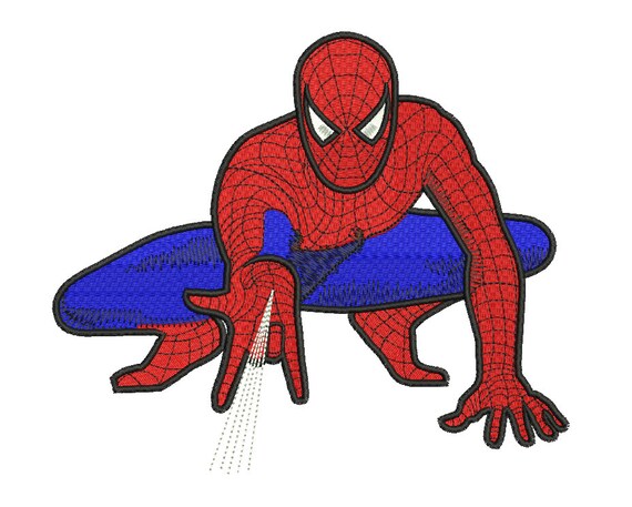 Spiderman embroidery design 1 5 sizes  etsy Spiderman embroidery design 1 5 sizes  etsy
