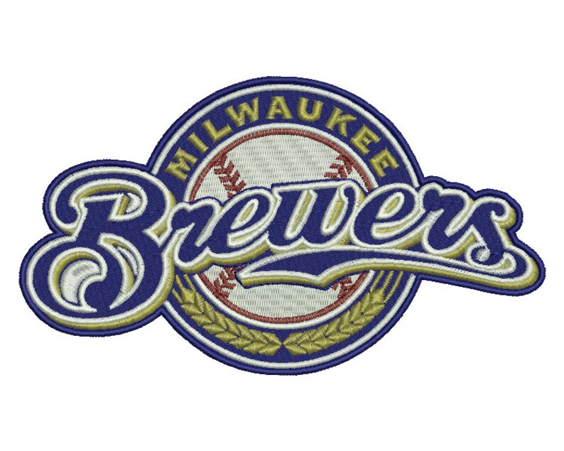 Milwaukee brewers embroidery design 1 5 sizes  etsy Milwaukee brewers embroidery design 1 5 sizes  etsy