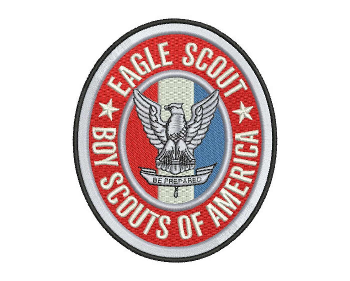 Eagle Scout Embroidery Design 3 SIZES Etsy