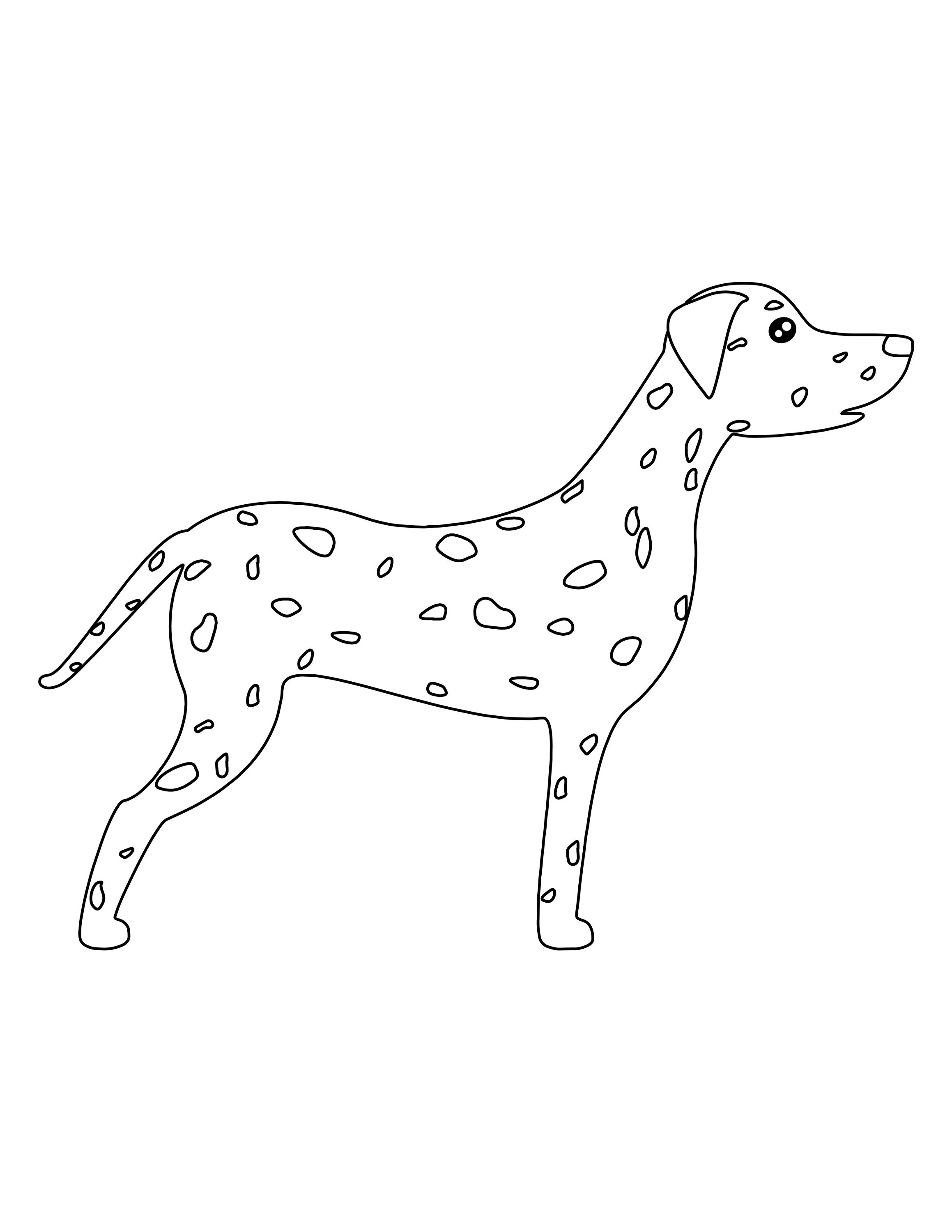 16 individual dog coloring pages | Etsy