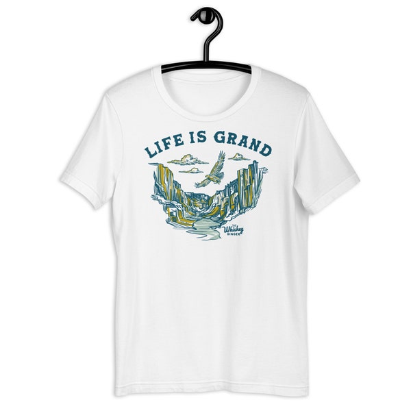 Life Is Grand Shirt. Grand Canyon National Park T-Shirt For Men & Women. Summer Road Trip Adventure Shirt Gift. Vintage Arizona Travel Tee