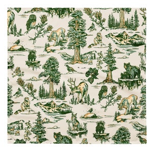 Sequoia Nationalpark All Over Print Bandana für Herren & Damen. Outdoor Adventure Hiker Geschenk Bandanas. Schal mit Tiermuster