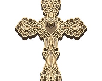 Download 3d Cross Svg Etsy