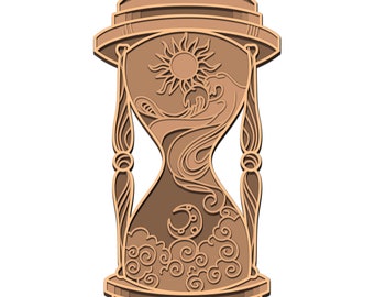 Download Svg 3d Clock Etsy