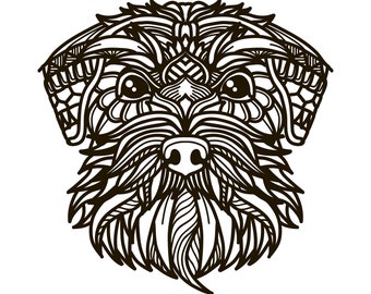 Download Terrier Mandala Svg Etsy