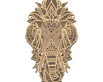 Download Elephant Mandala Svg Etsy SVG, PNG, EPS, DXF File