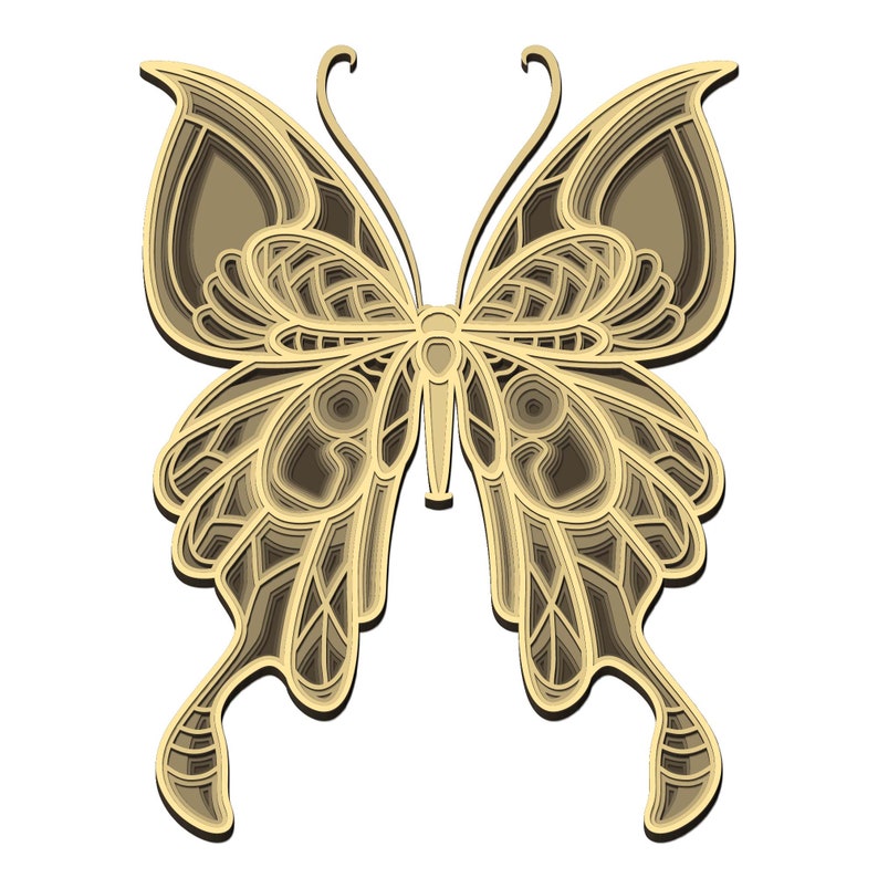 Free Free Layered Butterfly Mandala Svg 184 SVG PNG EPS DXF File