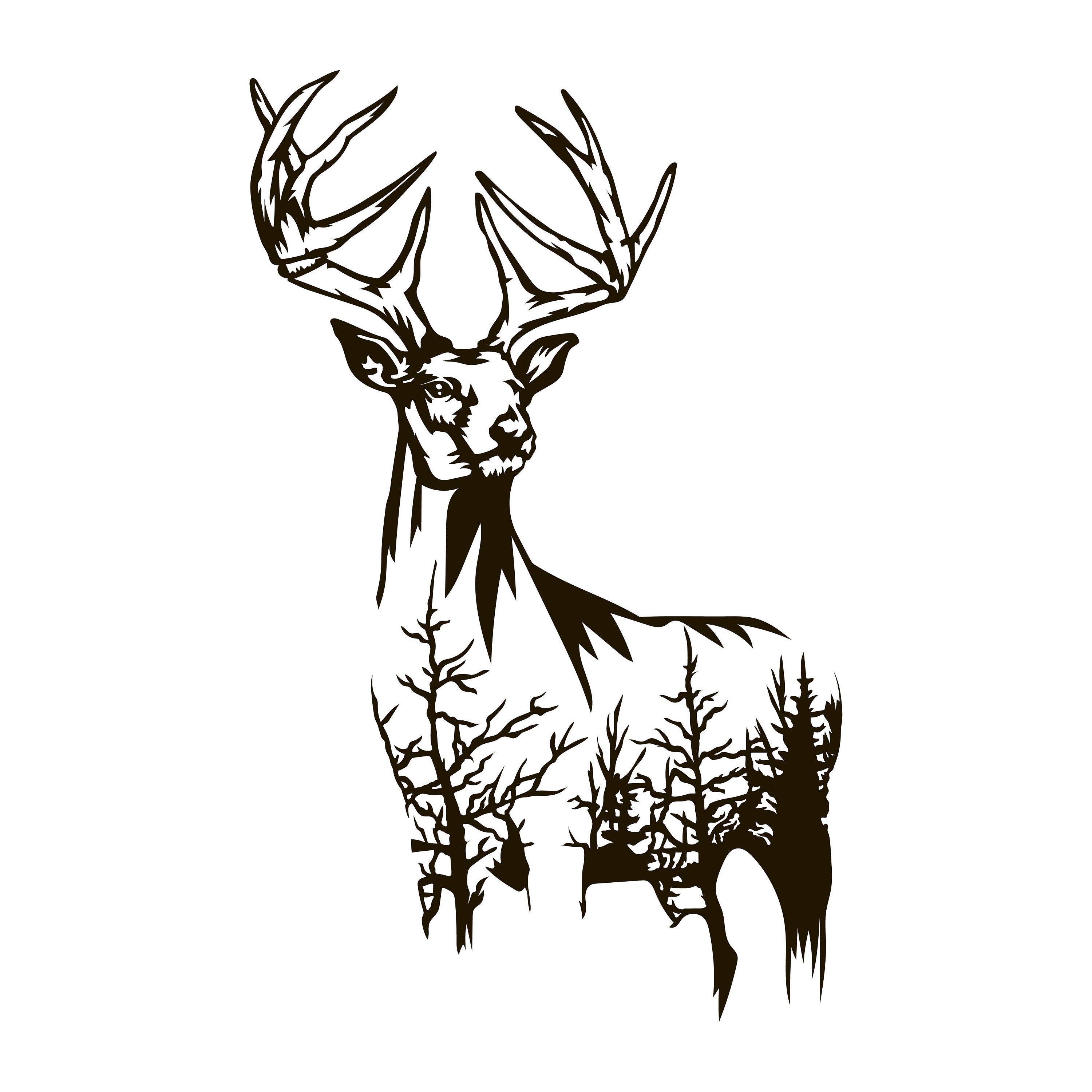 Deer Head Logo - Etsy