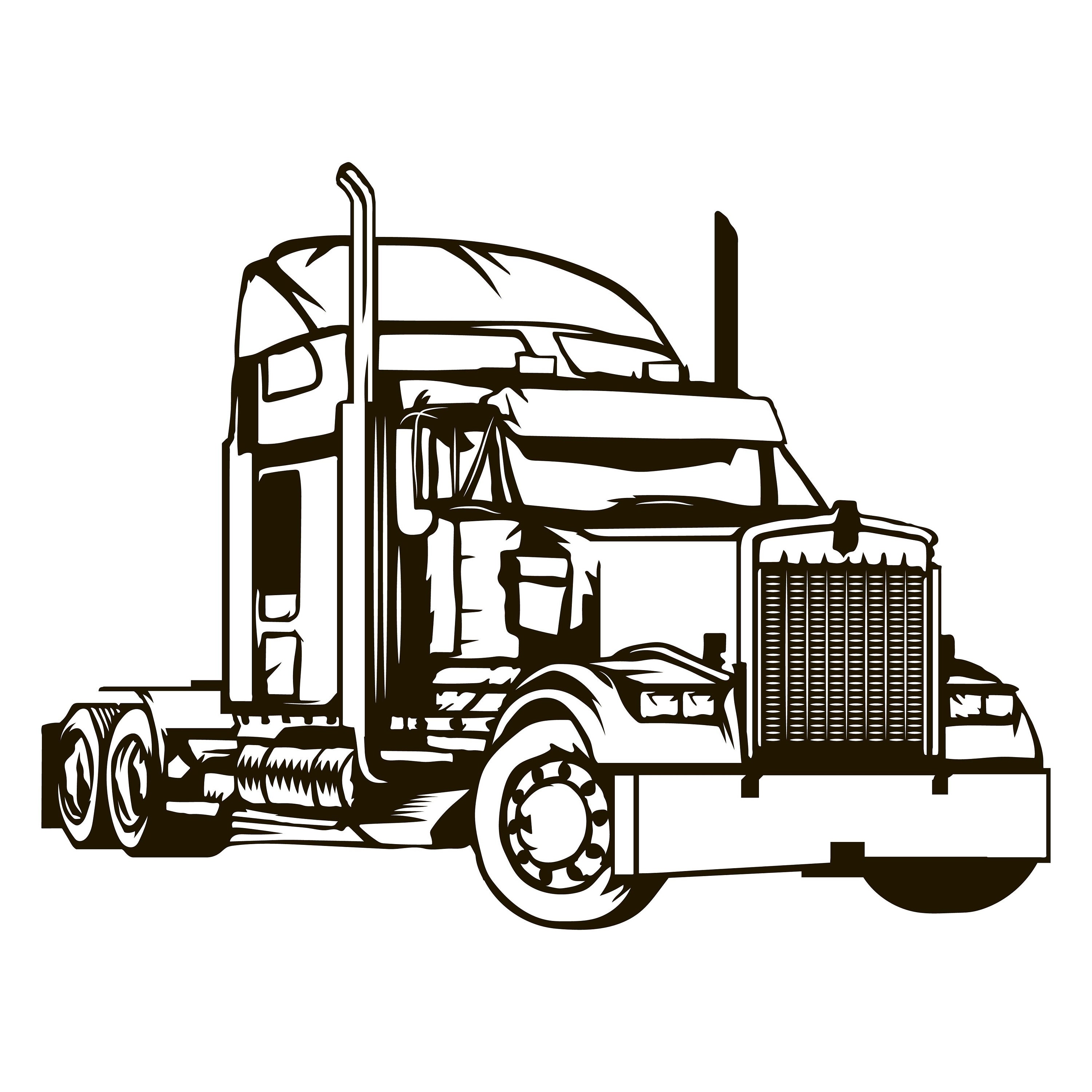 Truck SVG Digital File Truck for Plywod Cut File for Paper - Etsy Canada