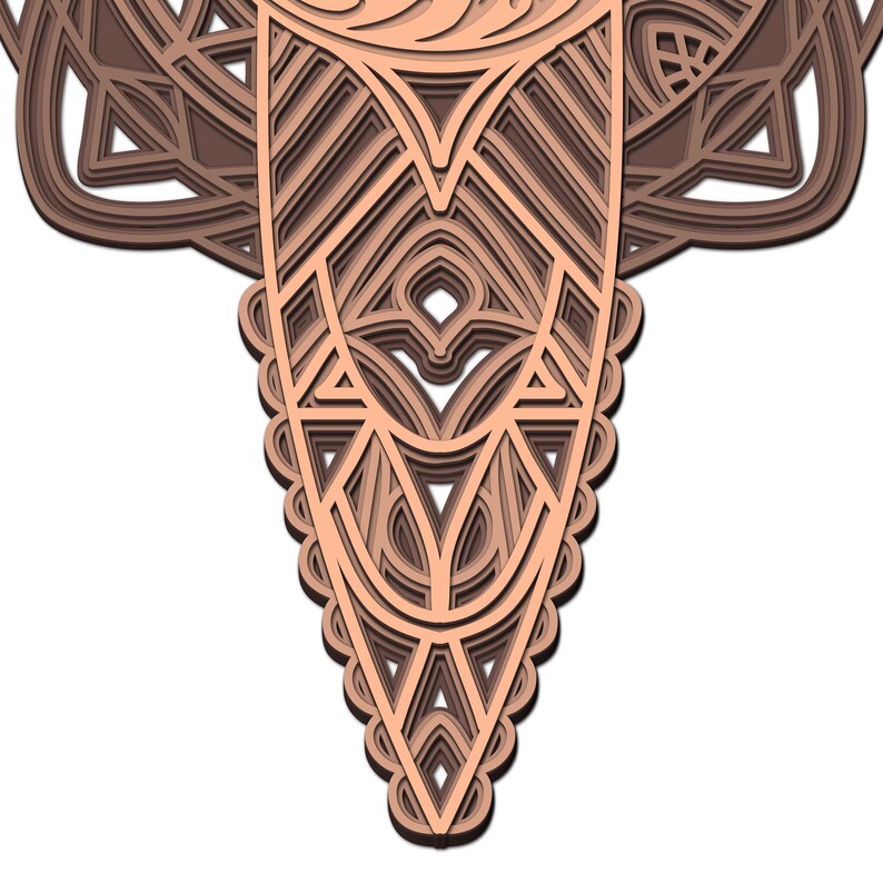 Download Moon Sun Mandala 3D layered SVG Digital file Moon Sun ...