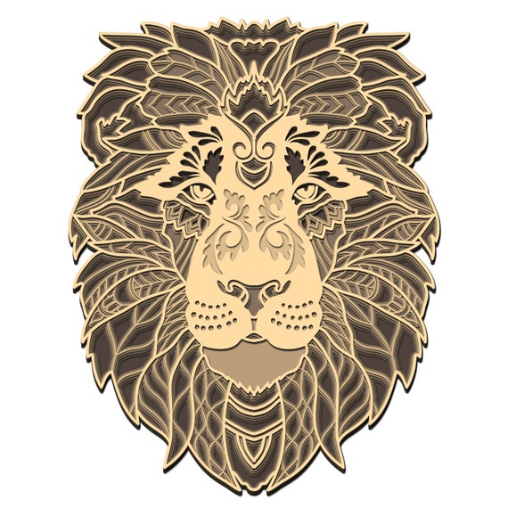 Free Free 193 Layered Lion Mandala Svg SVG PNG EPS DXF File
