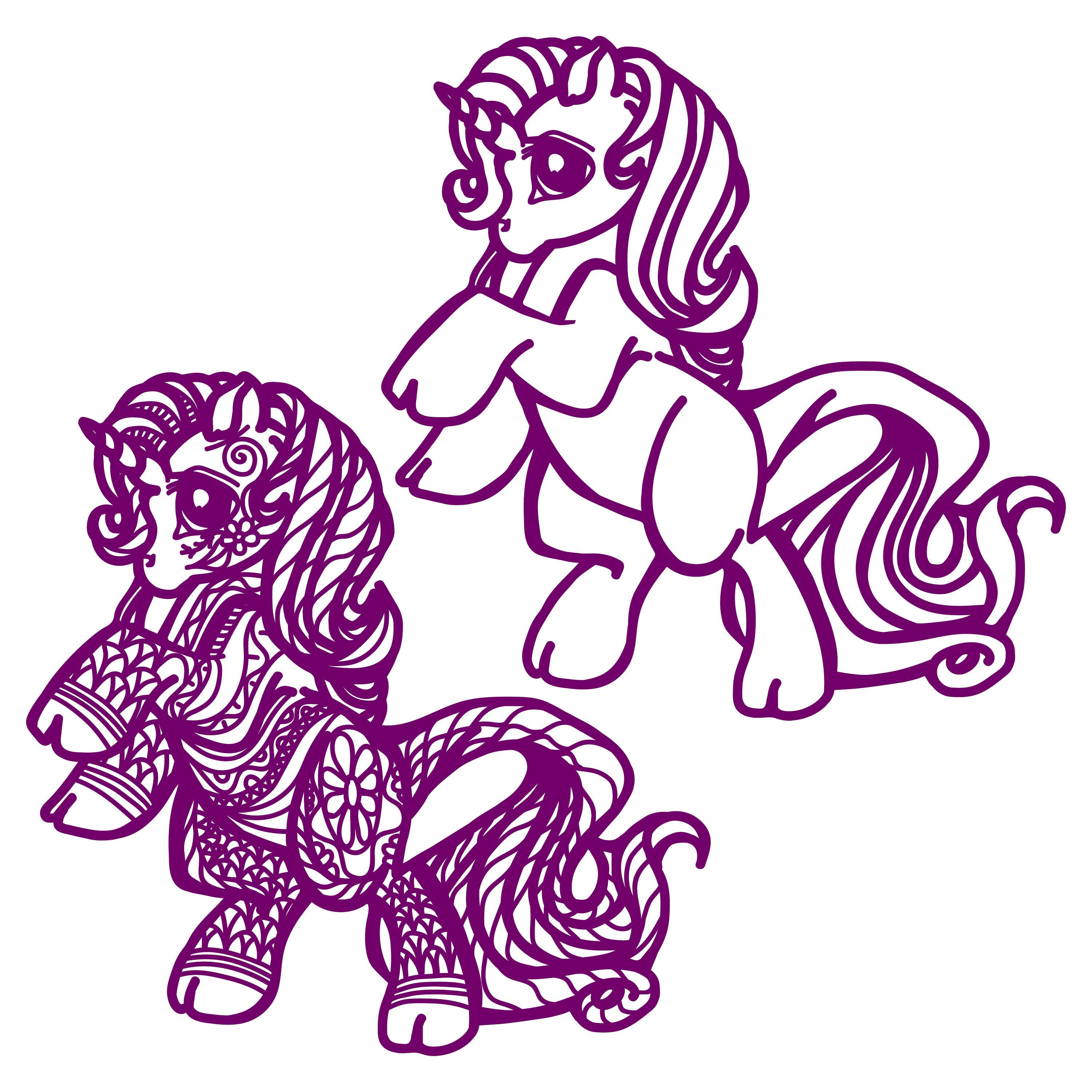 Unicorn Mandala SVG Digital file Unicorn Mandala for cutting | Etsy