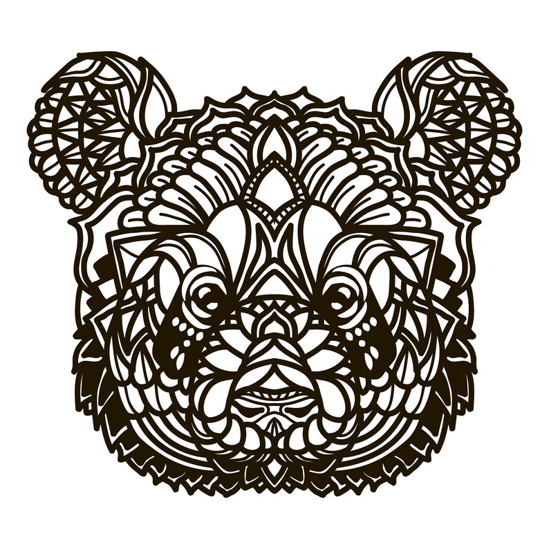 Download Dxf Panda Mandala Svg Dxf File For Paper Cutting Digital File Panda For Printing On T Shirts Png Panda Clip Art Painting Craft Supplies Tools Delage Com Br