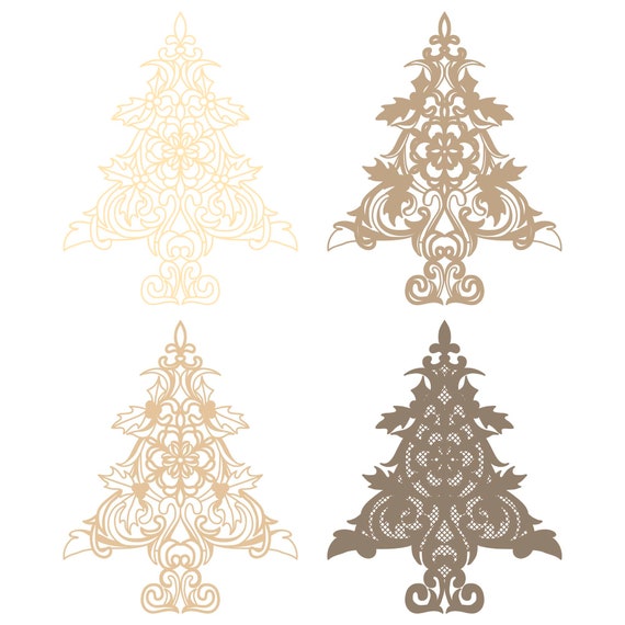 Download Christmas Tree 3d Layered Svg Digital File Christmas Tree 3d Etsy