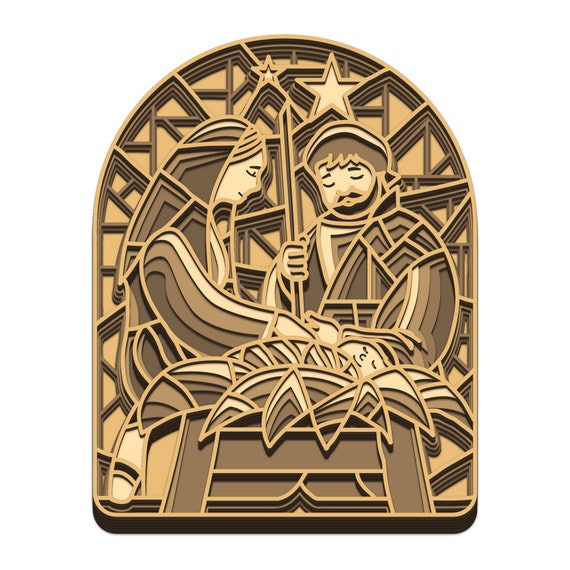 Download Free Layered Nativity Svg Ideas - Layered SVG Cut File