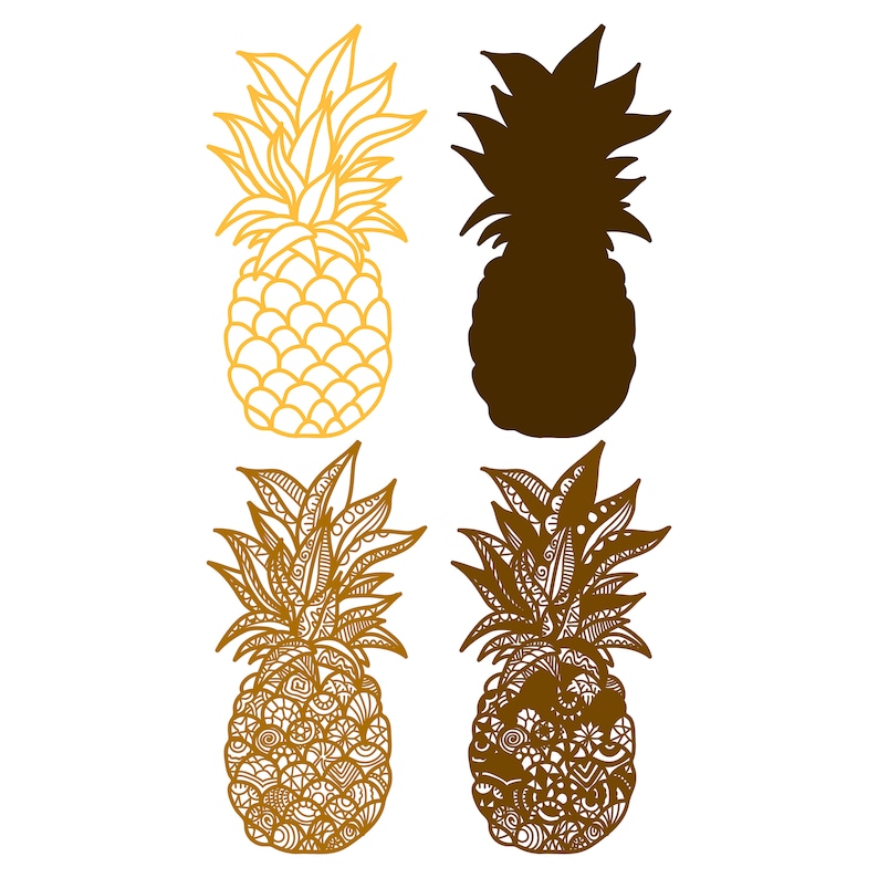 Download Mandala Pineapple Svg For Crafters - Layered SVG Cut File