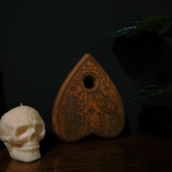 Collana planchette ouija - Gioielli - Collane - di Lune Rose Resina