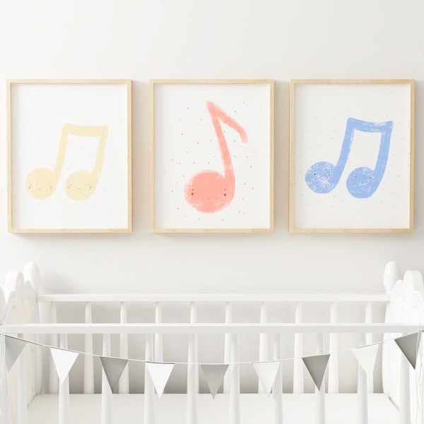 Musical Notes Nursery Wall Decor