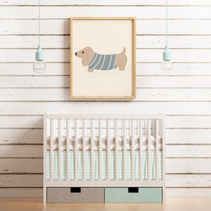 dachshund nursery decor