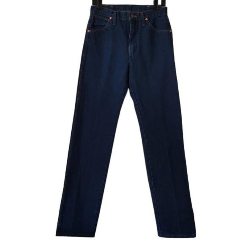Wrangler Vintage Dark Wash 100% Cotton Boot Cut Jeans image 3