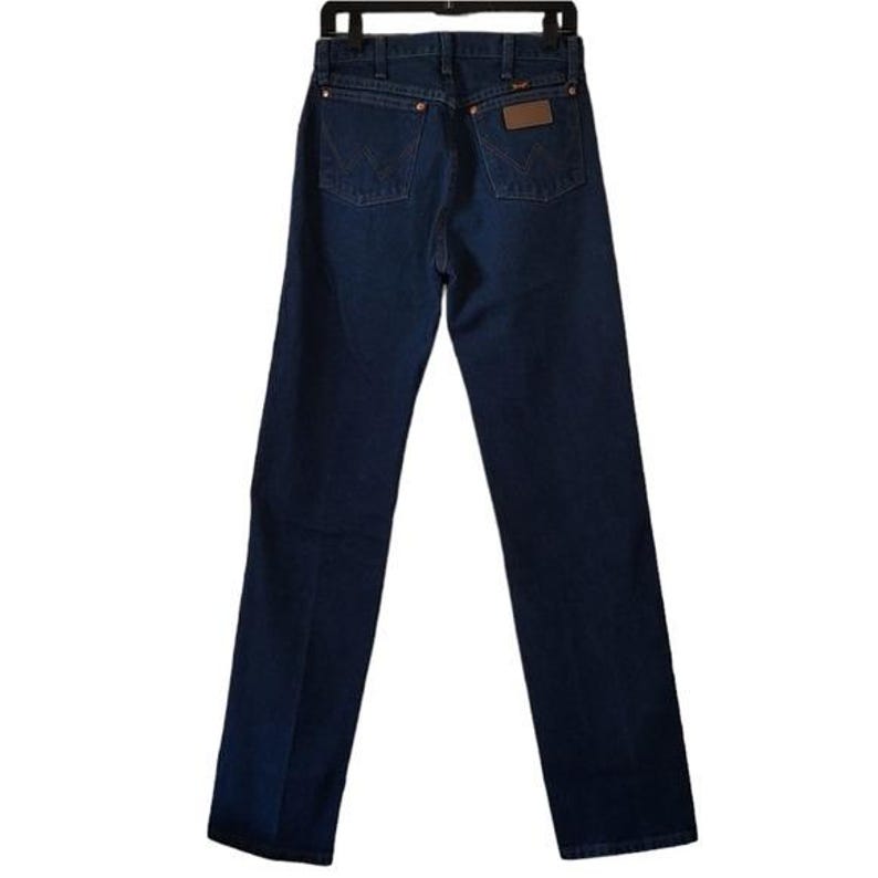 Wrangler Vintage Dark Wash 100% Cotton Boot Cut Jeans image 5
