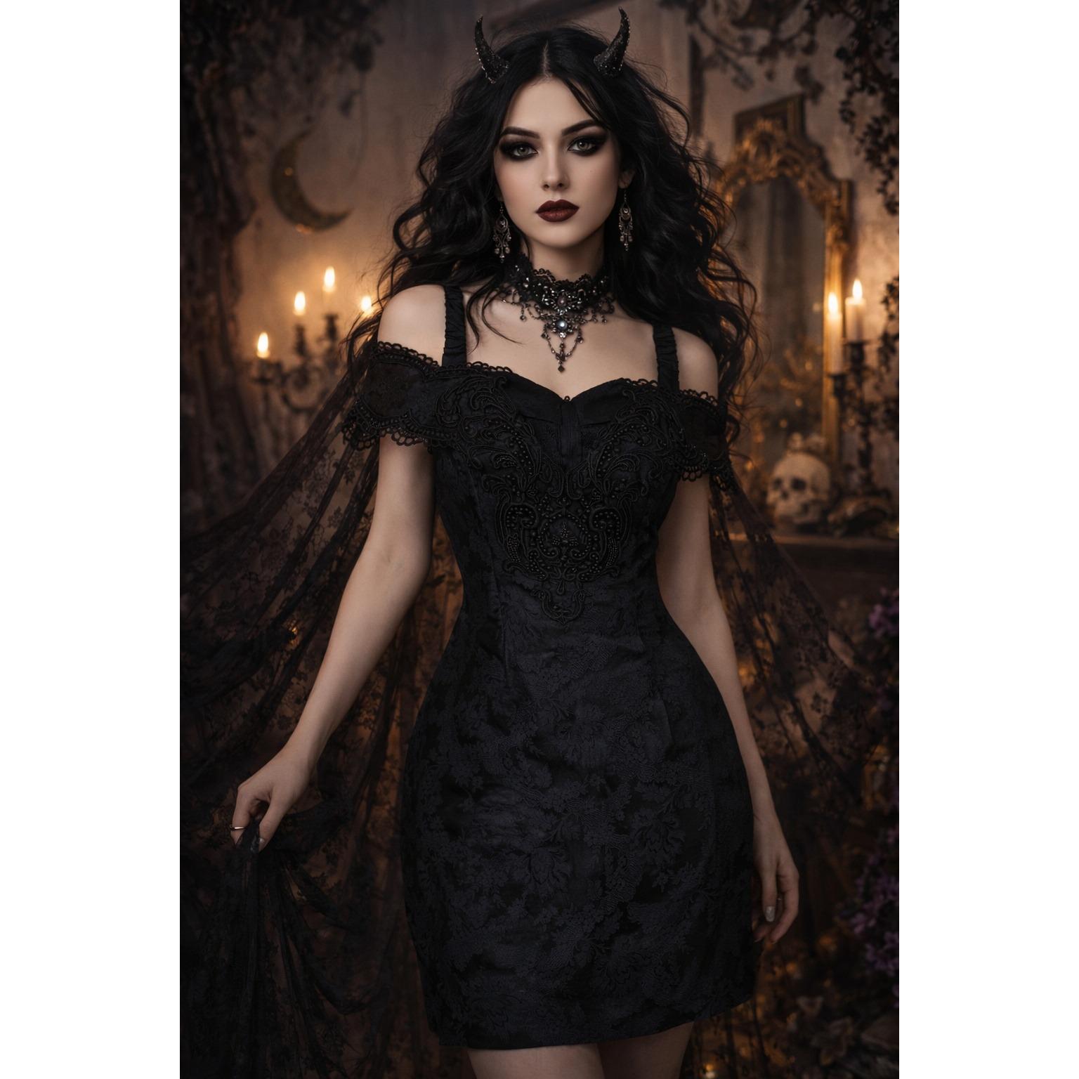 Vintage Black Lace Cocktail Dress - Etsy