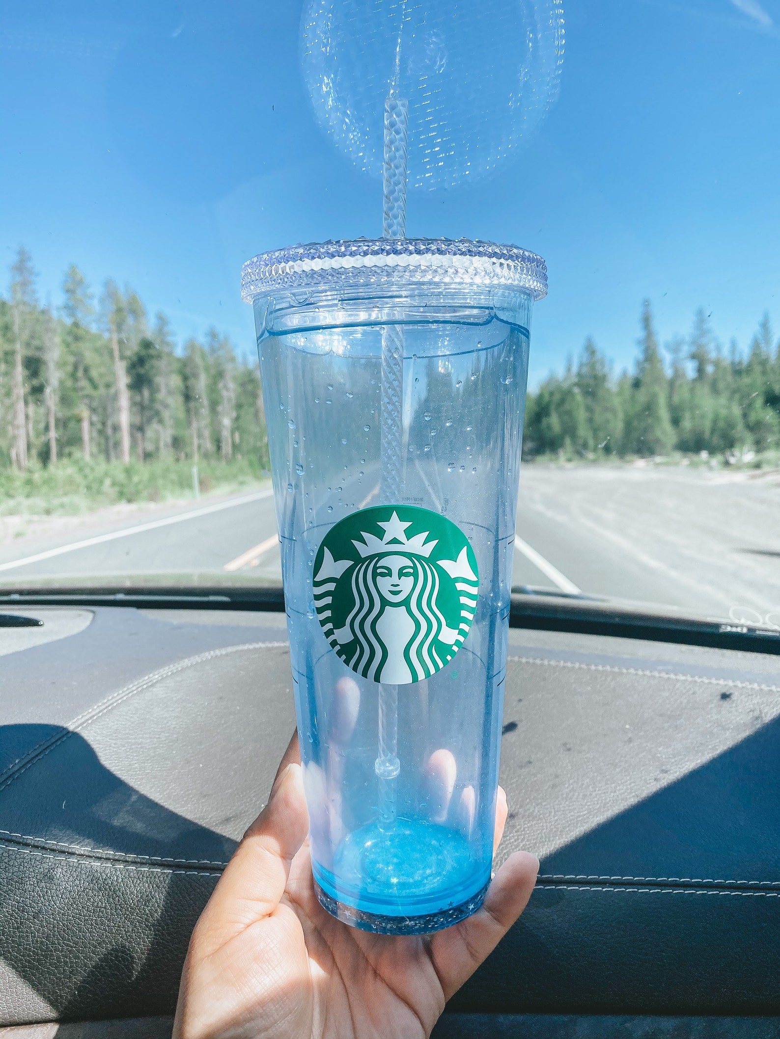 new blue starbucks cup