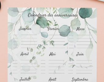 Calendrier 2023 Photoshop Photoshop Calendrier | Etsy