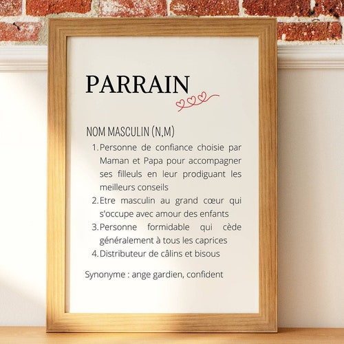Puzzle Parrain Demande Parrain Veux Tu Etre Mon Parrain Etsy Singapore