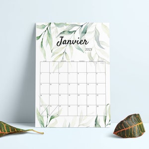 Calendrier Mensuel 2023 Gratuit à Imprimer Calendrier 2022 2023 À Imprimer Calendrier Mensuel 2022 2023 | Etsy  Australia