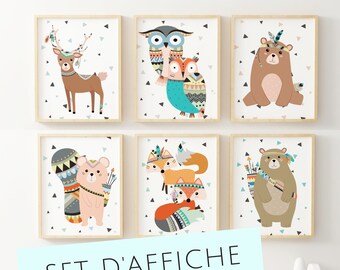 Tissue Animaux De La Foret Etsy