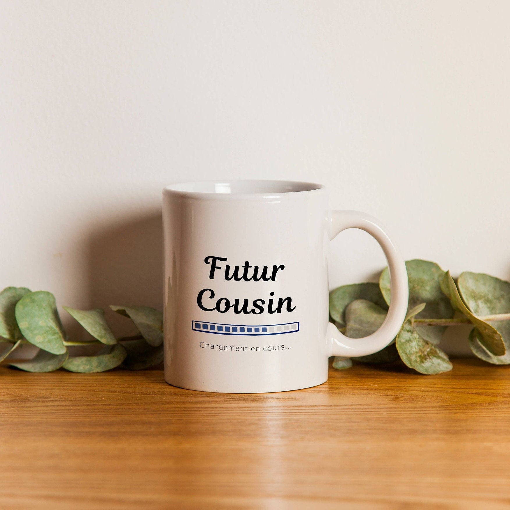 Mug Futur Cousin Chargement en Cours - Cadeau Pour Les Futurs Cousins Tasse Loading