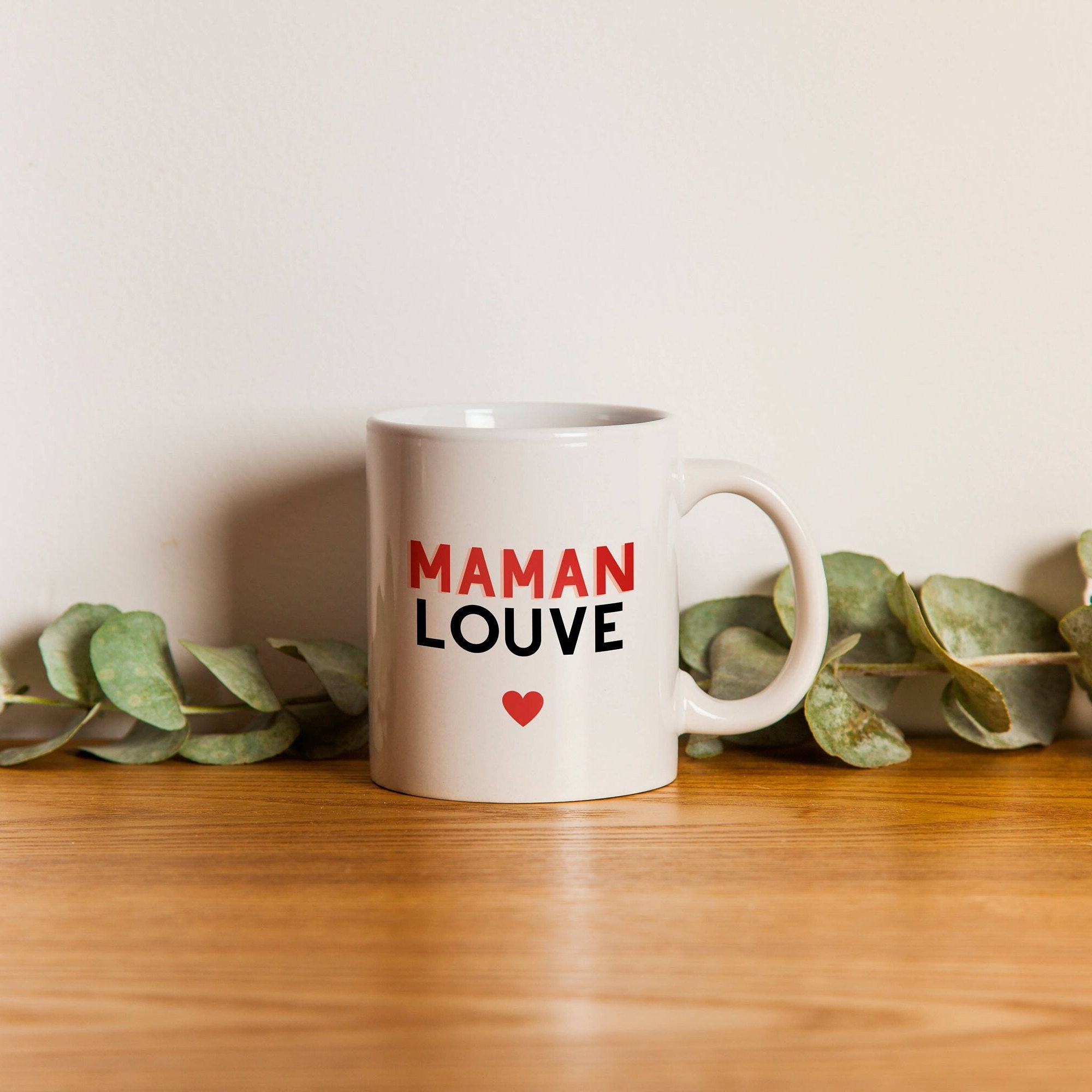 Tasse Maman Louve - Cadeau Pour Maman Idée Fête Des Mères