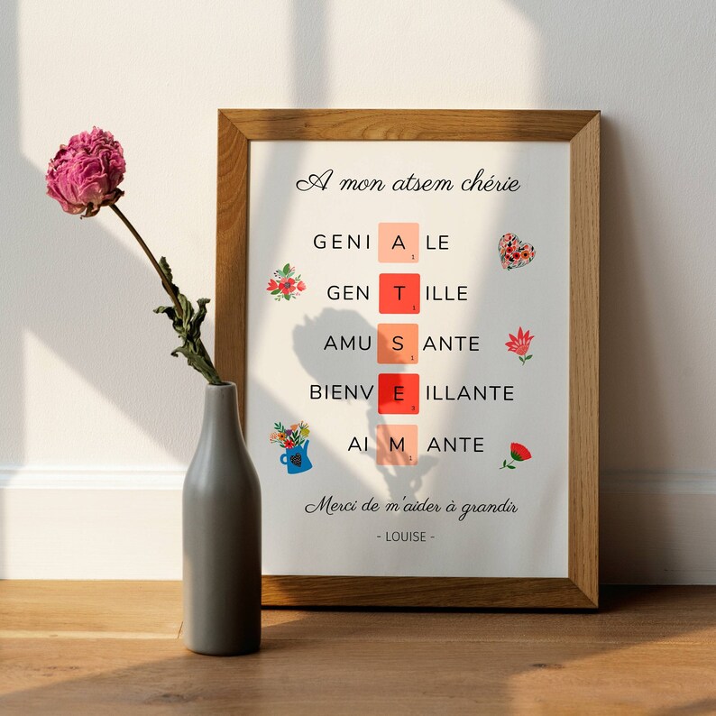 Amu Calendrier 2023 Personalized Atsem Poster Atsem Definition Poster Atsem | Etsy